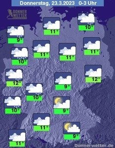 Nass in den Donnerstag?
