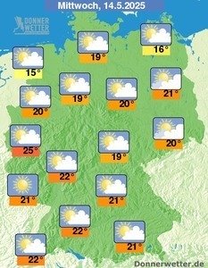Wetter Einbeck 30TageVorhersage Donnerwetter.de