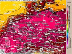 Auch in 1500 m Höhe auf Rekordniveau