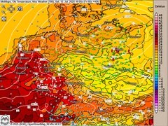 Westen und Südwesten auf der Sonnenseite.