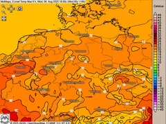Temperaturen noch eher verhalten