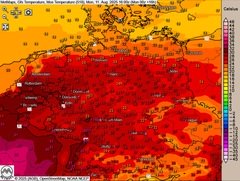 Flächendeckend sonnig