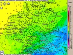 Großes Temperaturgefälle