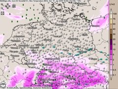 Temperatursturz mit Dunkelheit