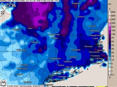 Bis zu einem Meter Neuschnee