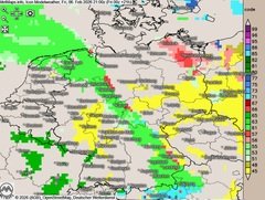 Erneut glatt durch Eisregen