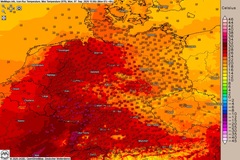 Vielerorts freundlicher Nachmittag, Hitze im S&uuml;dwesten