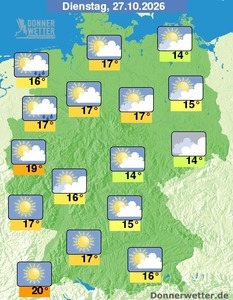 Wolkiger Dienstag mit F&ouml;hnchancen im S&uuml;den